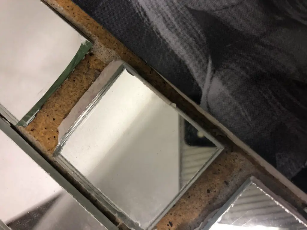 Make A Mosaic Mirror Picture Frame The DIY Life