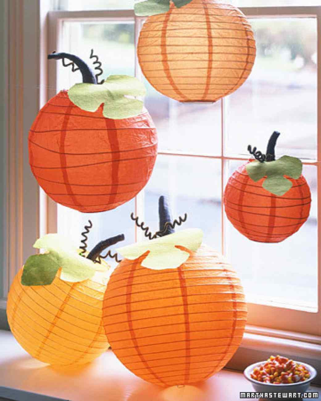 Floating Pumpkin Lanterns