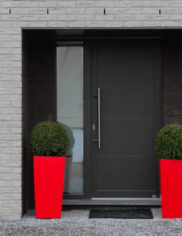 Add an eye catching accent colour to your home's entrance