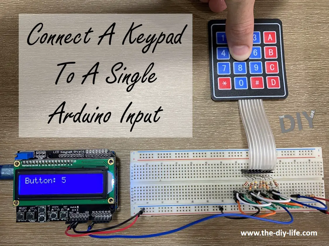 Connect A 4x4 Keypad To A Single Arduino Input