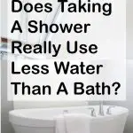 Does Taking a Shower Instead of a Bath Actually Save Water Pinterest
