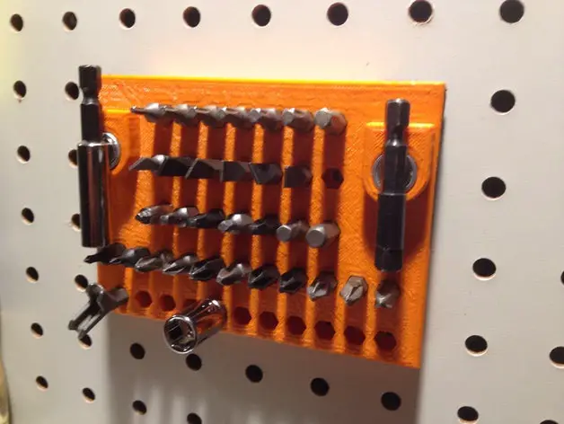 Hex Bit Organiser Pegboard Accessories