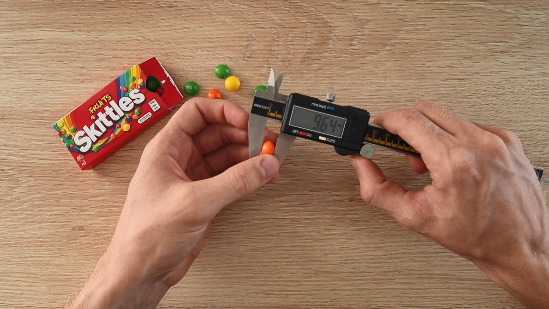Measuring Skittles