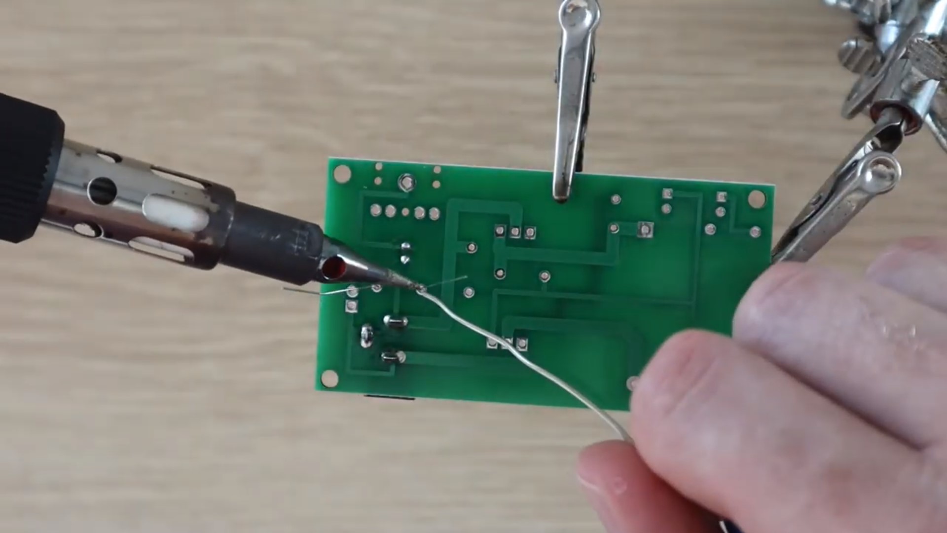 Soldering Components Onto PCB