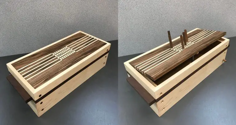 Amazing Wooden Keepsake Box With 4 Digit Combination