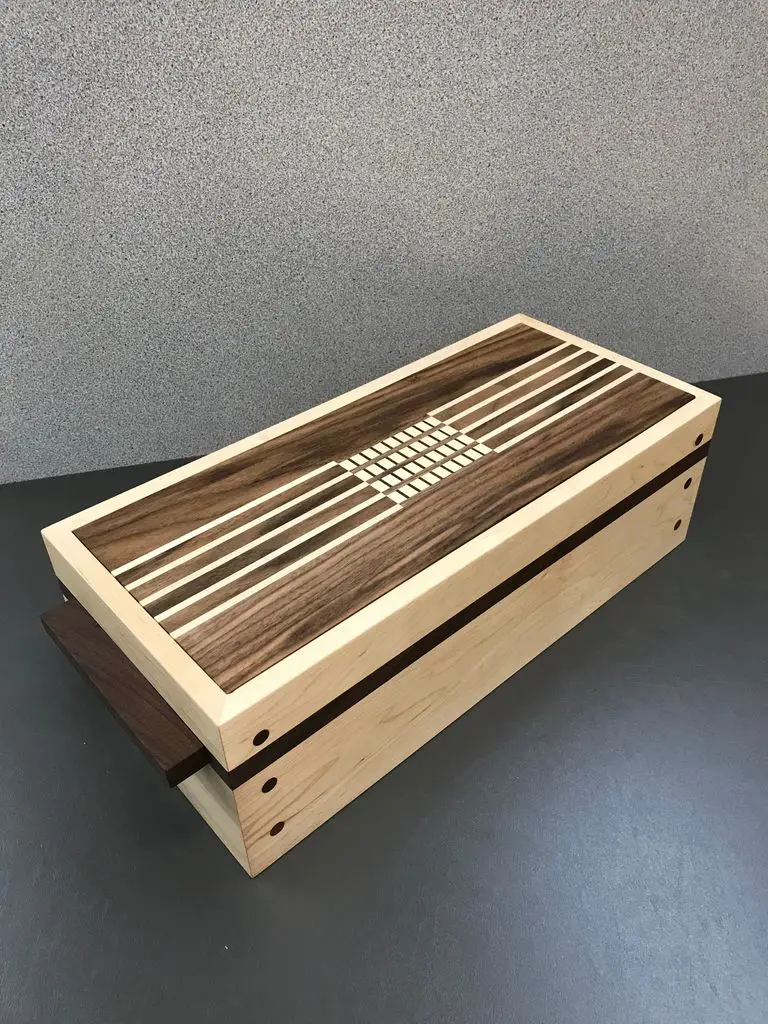 Closed Wooden Combination Puzzle Box