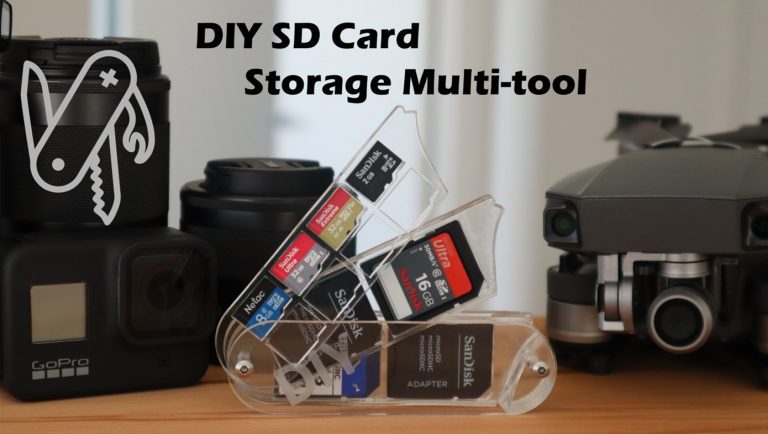Make Your Own Acrylic SD Card Storage Multi-tool