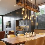 Hanging Wooden DIY Chandelier