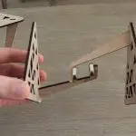 Magnetic Table Held Up Sideways
