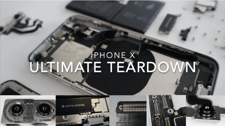 iPhone X Ultimate Teardown – Amazing Close Up Shots