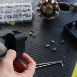 Gluing OLED Display Into Place