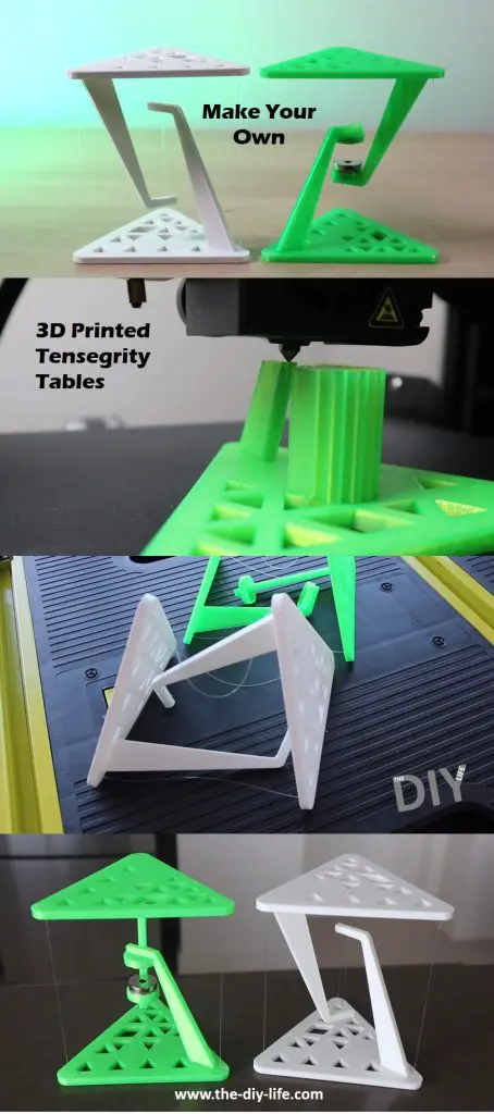 3D Printed Tensegrity Tables