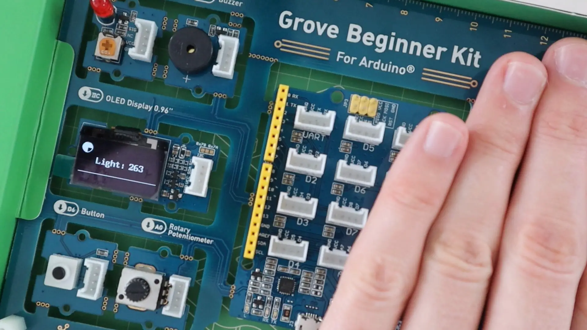 Grove Beginner Kit Demo Program To Start With