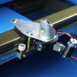 Laser Pointer Mounted Onto Cutting Head