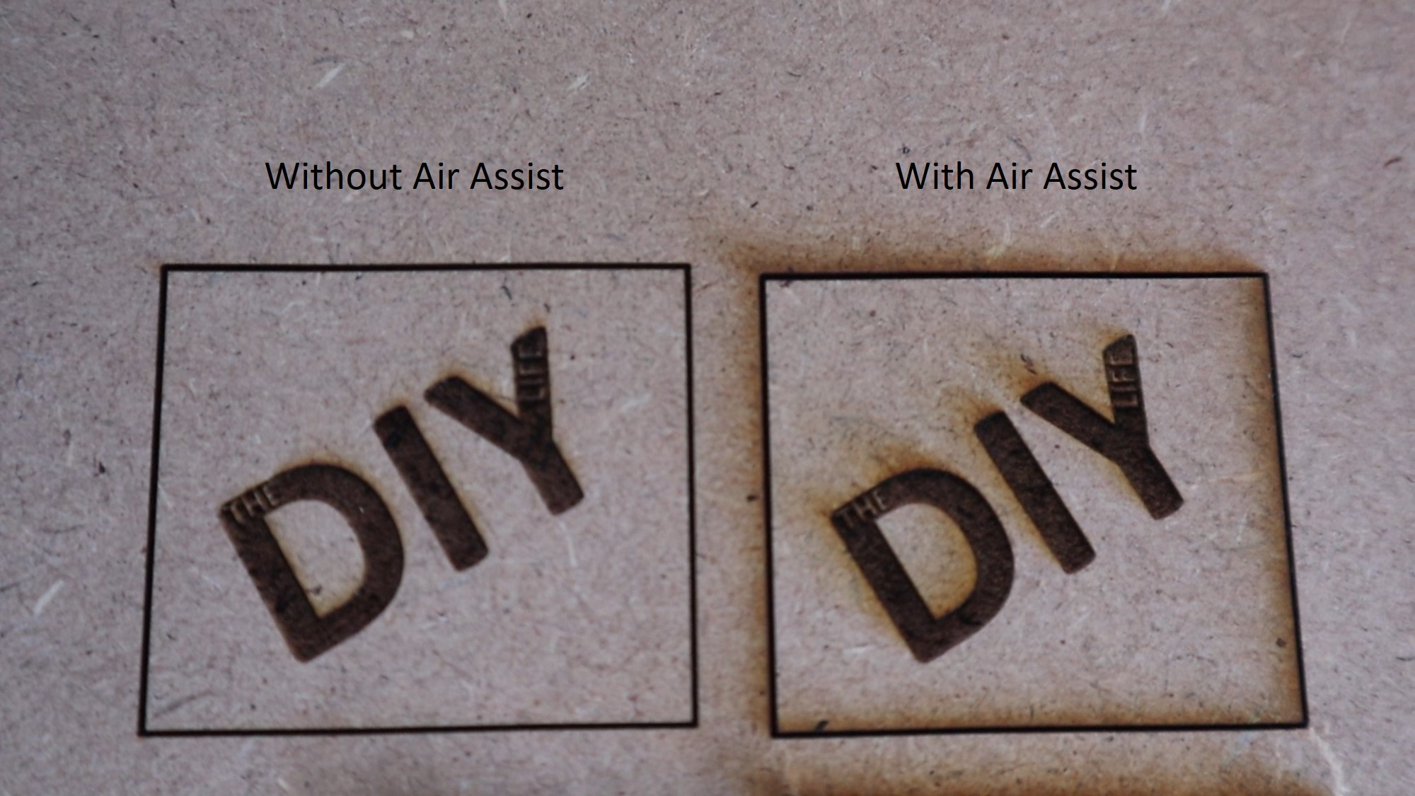 With And Without Air Assist