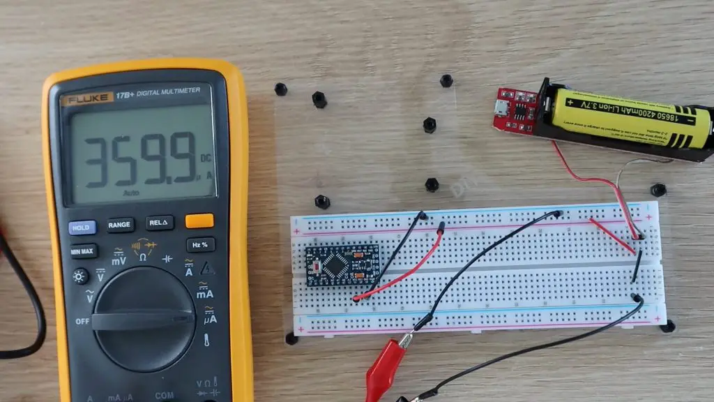 Current Spike When Arduino Wakes Up And Powers LED