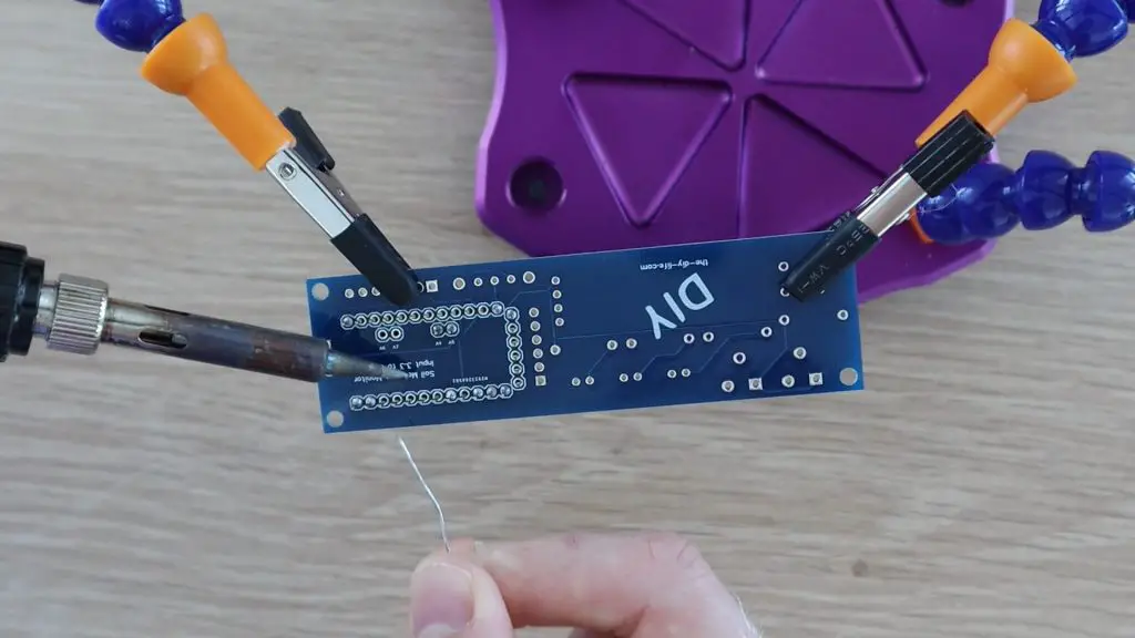 Solder All Components To The Board