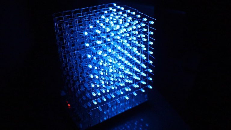Building an 8x8x8 LED Cube from an Amazon Kit – Arduino Compatible