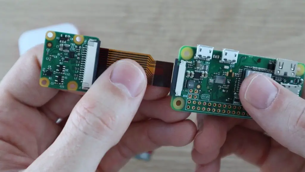 Plug The Camera Into The Raspberry Pi