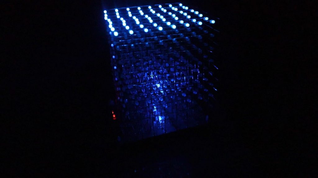 8x8x8 LED Cube Rain Animation