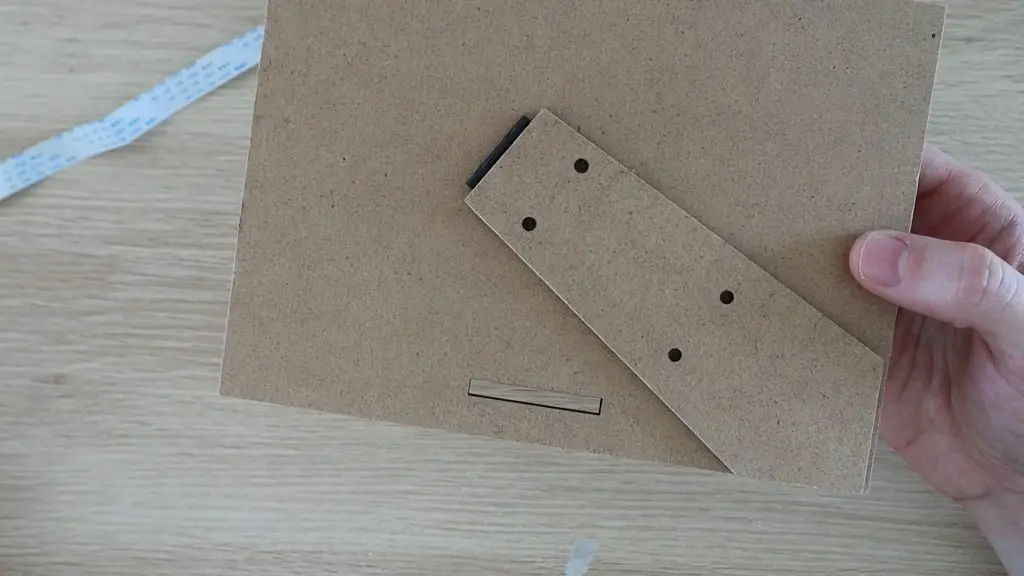 Cut Out The Slot And Holes For The Pi