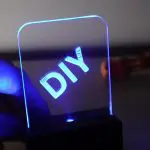 DIY Acrylic Sign Bright