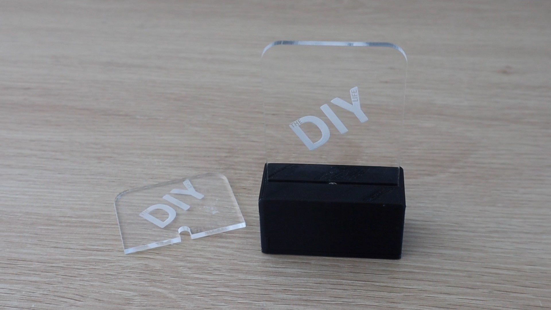 How To Make Your Own LightUp Acrylic Sign For Under 5 The DIY Life