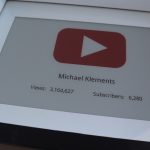 E-Ink Youtube Subscriber Counter