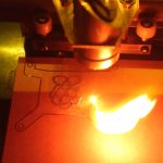 Laser Cutting The CPU Mounting Bracket