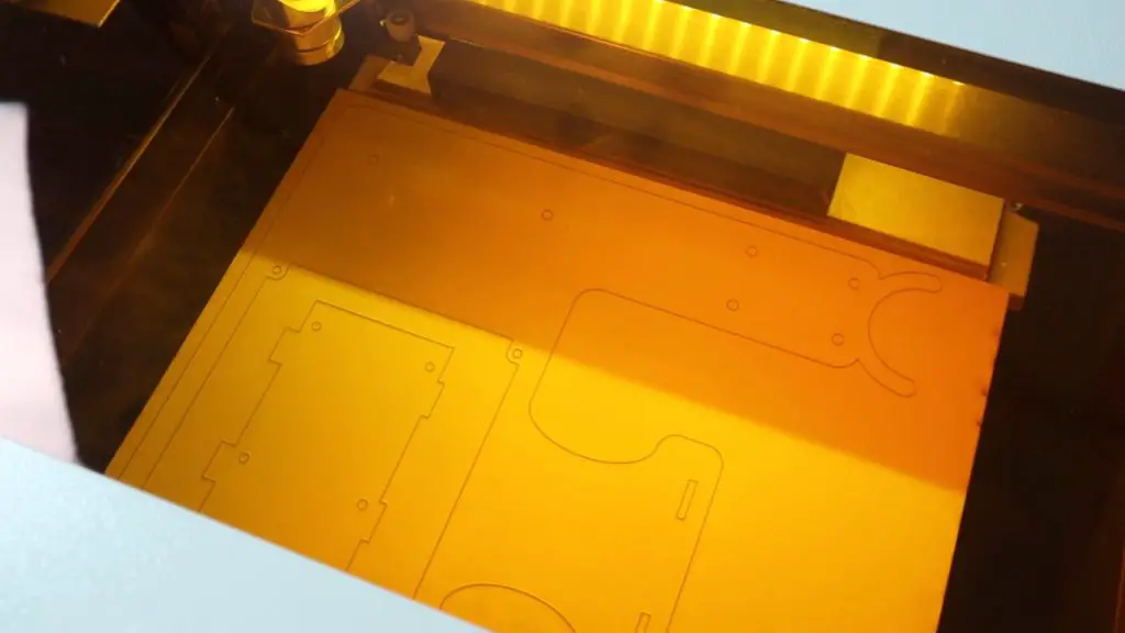 Laser Cutting The Water Cooling Stand