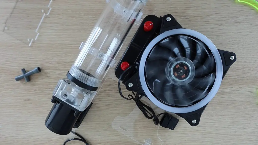 Mount Water Cooling Components To Test Stand