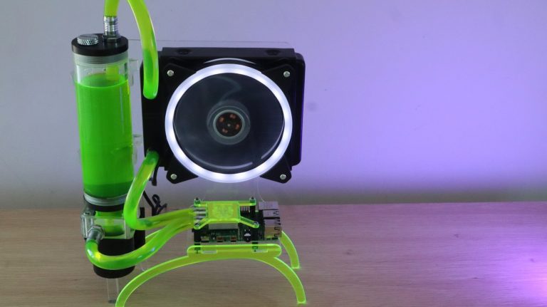Water Cooled Raspberry Pi 4 – Totally Unnecessary, But Pretty Awesome