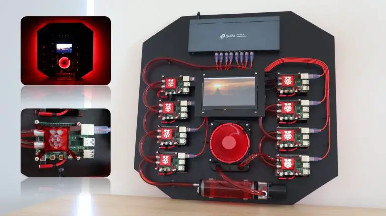 Building A Water Cooled Raspberry Pi 4 Cluster