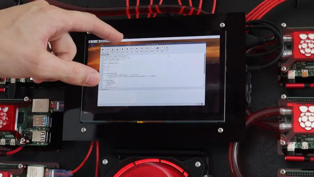 Running Scripts On Touch Screen