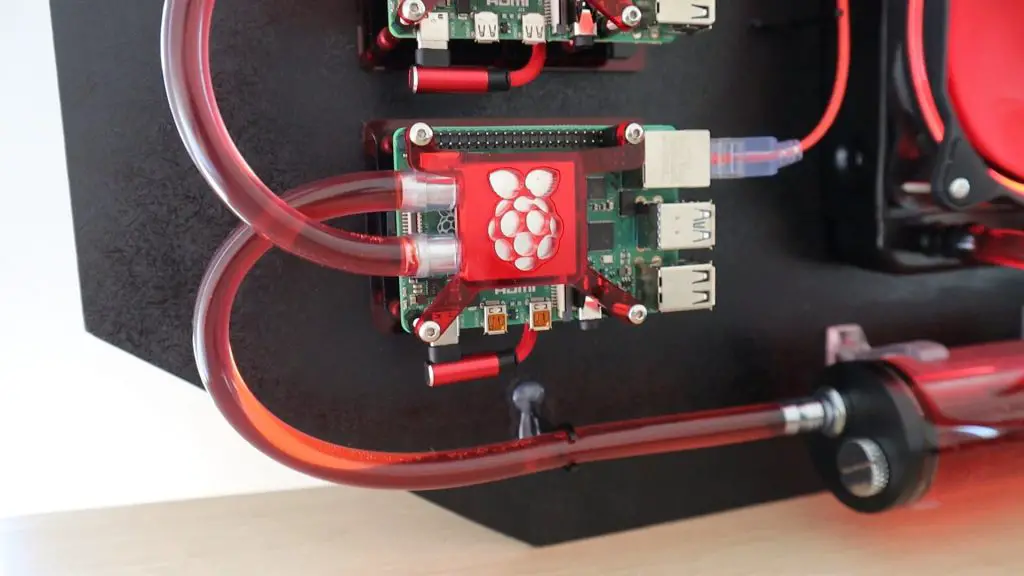 Single Water Cooled Raspberry Pi