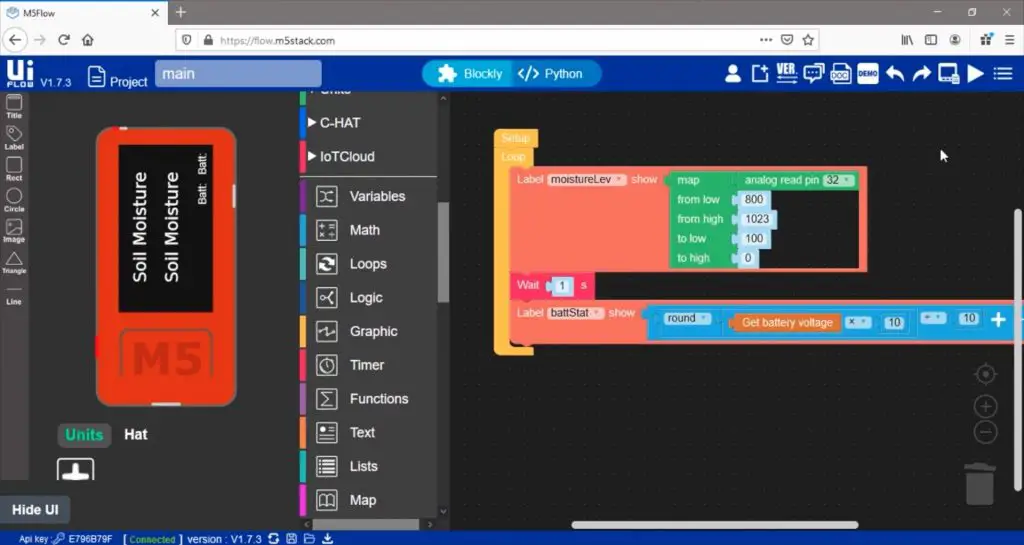 Basic Block Code Moisture Program