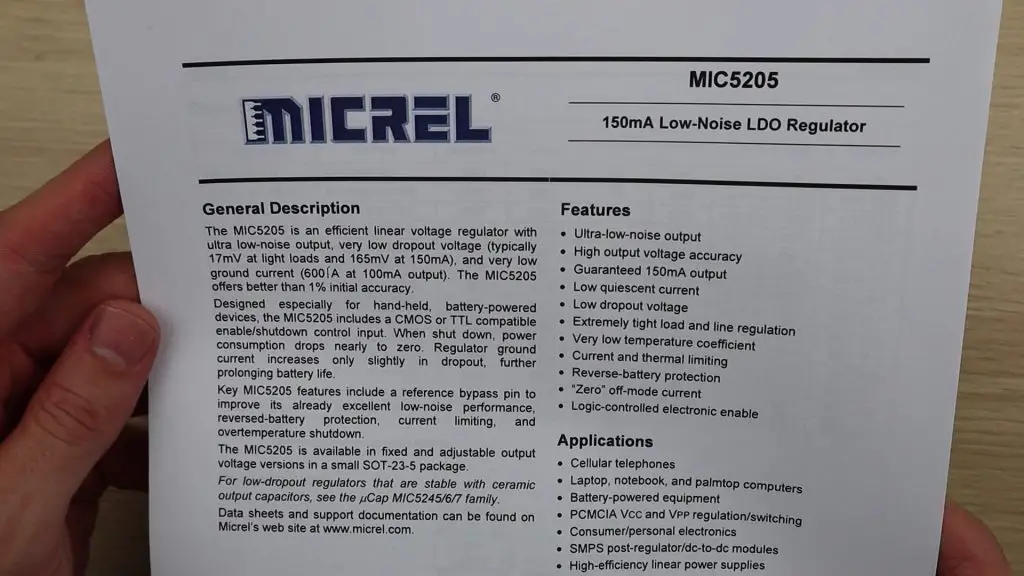 Micrel MIC5205