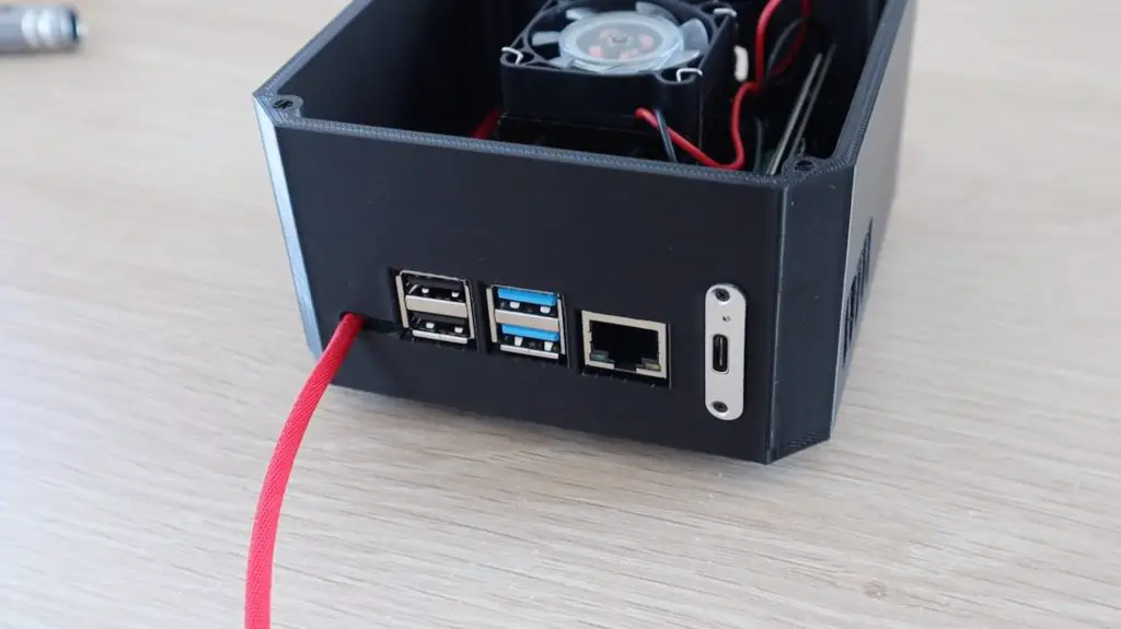 Adding Power Cable To Case