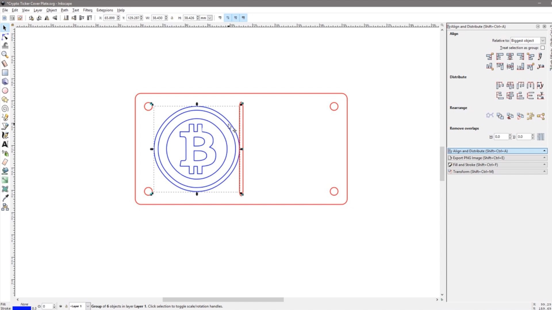 Designing The Bitcoin Cover Plate