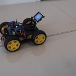 Robot Car Turning A Corner