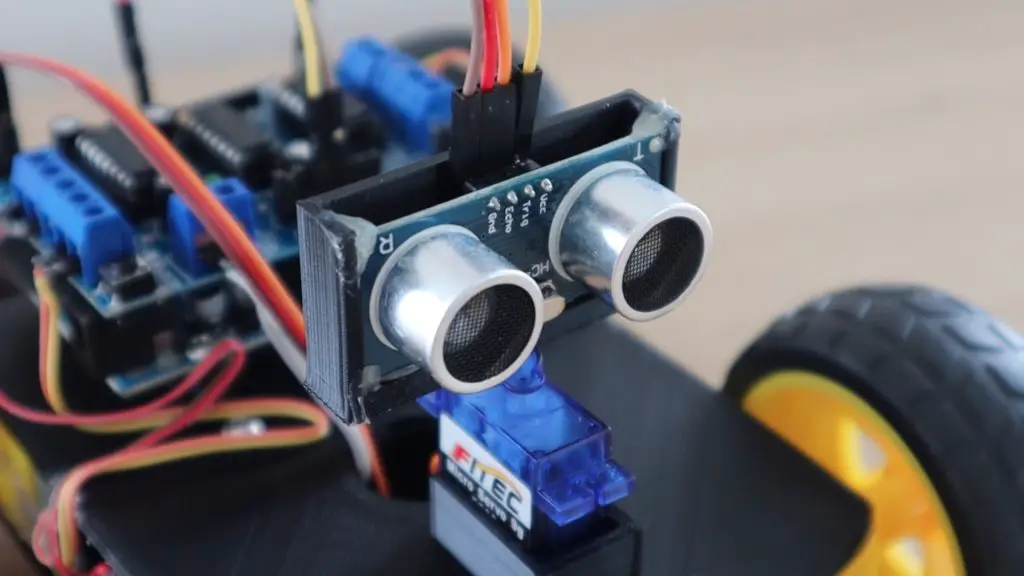 Ultrasonic Sensor On Robot