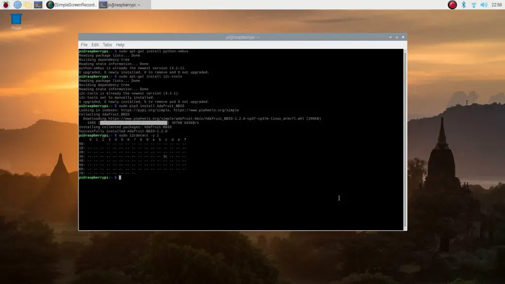 I2C Detect Table