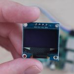 I2C OLED Display Front and Pin Labels