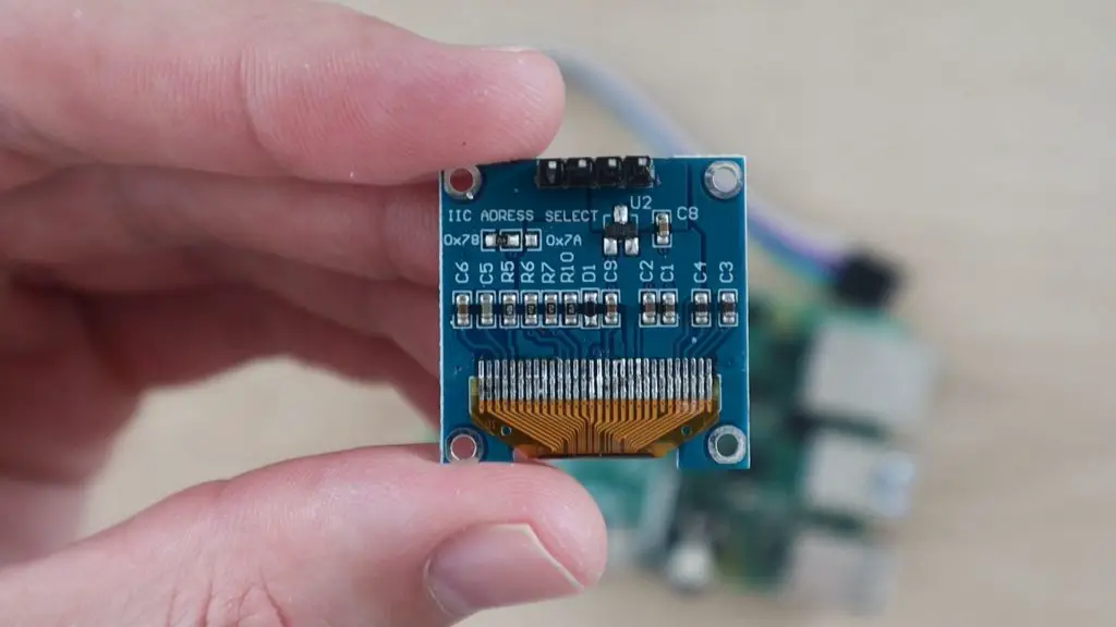 I2C OLED Display Rear