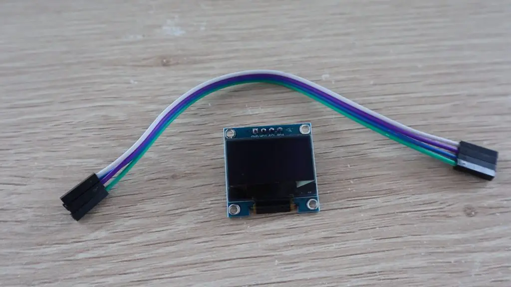 I2C OLED Display and Ribbon Cable