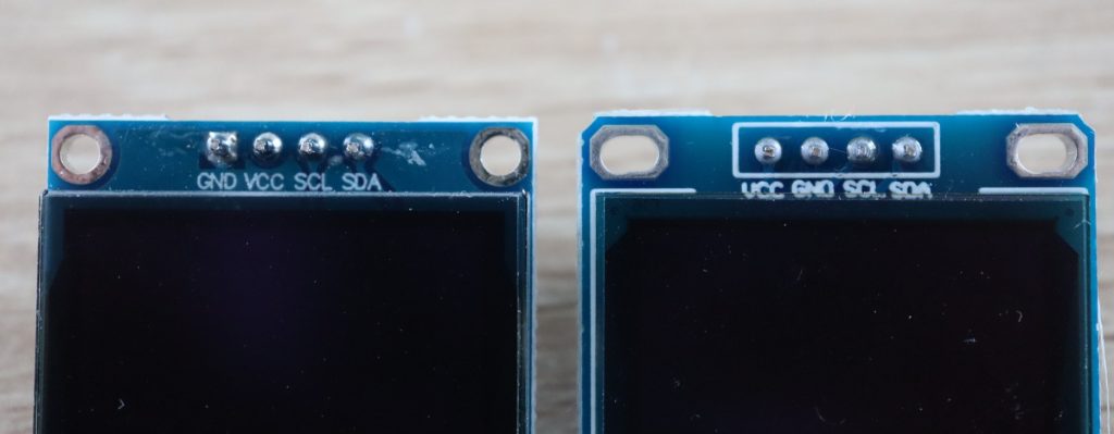 OLED Display Pinout