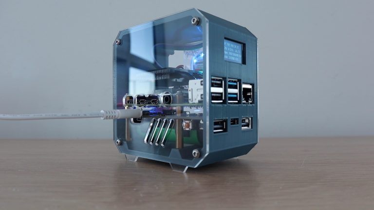 Mini Raspberry Pi Server With Built In UPS