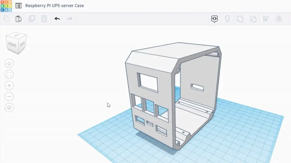 Pi Server Case Tinkercad