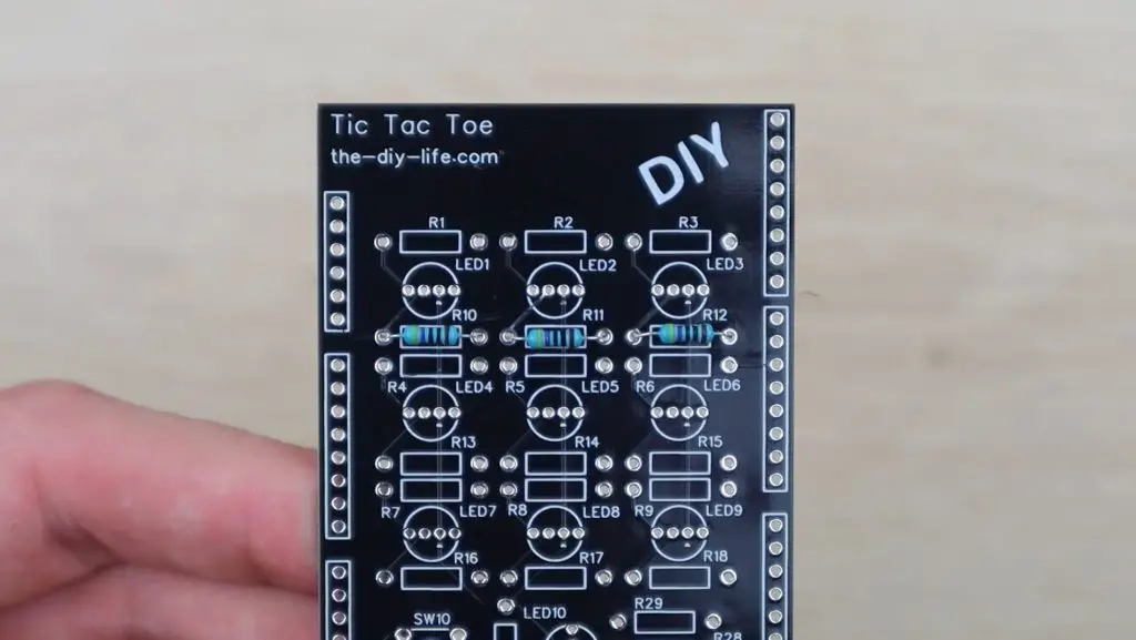 Tic Tac Toe Shield PCB