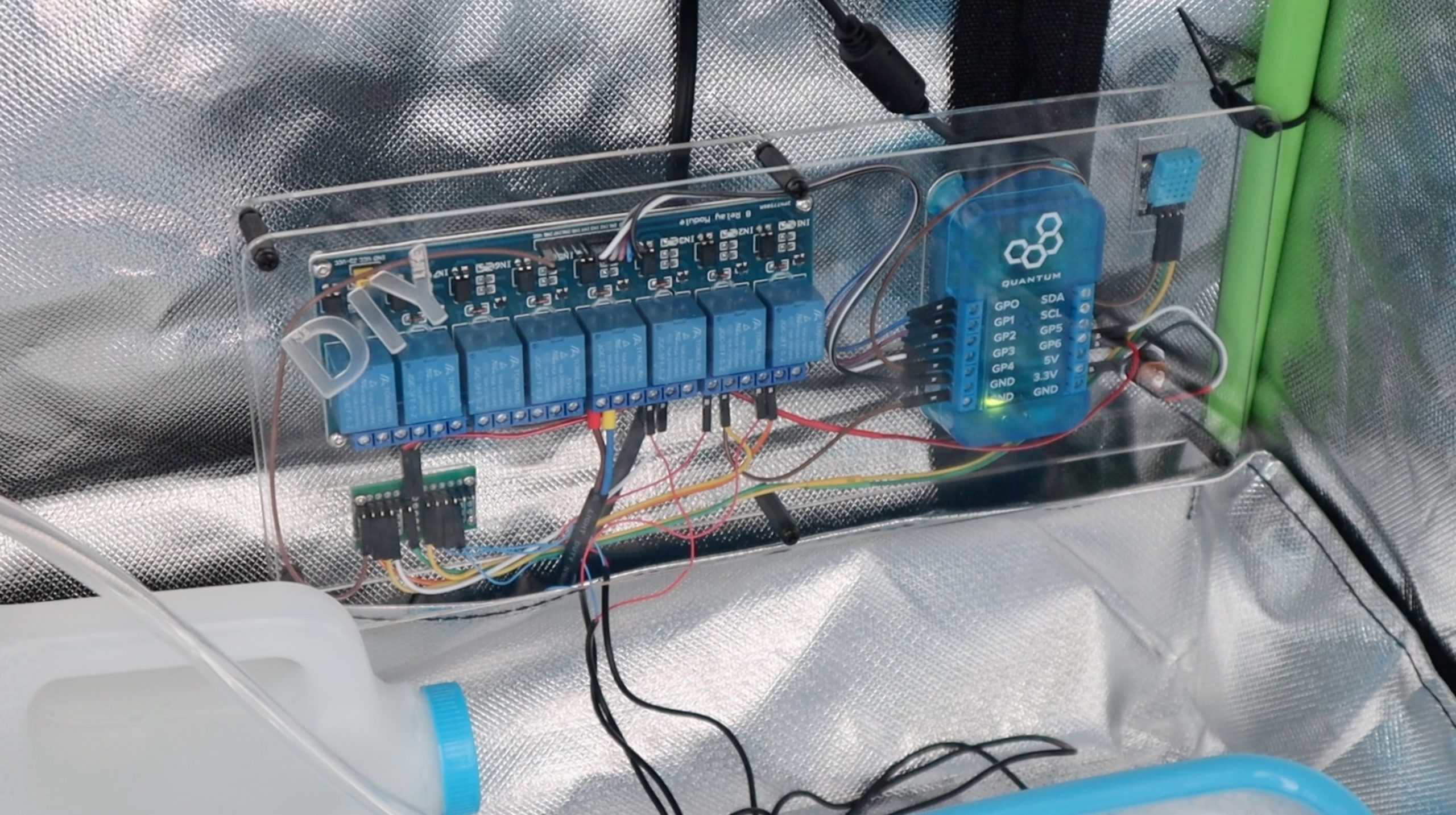 Control System Mounted Into Grow Tent The DIY Life